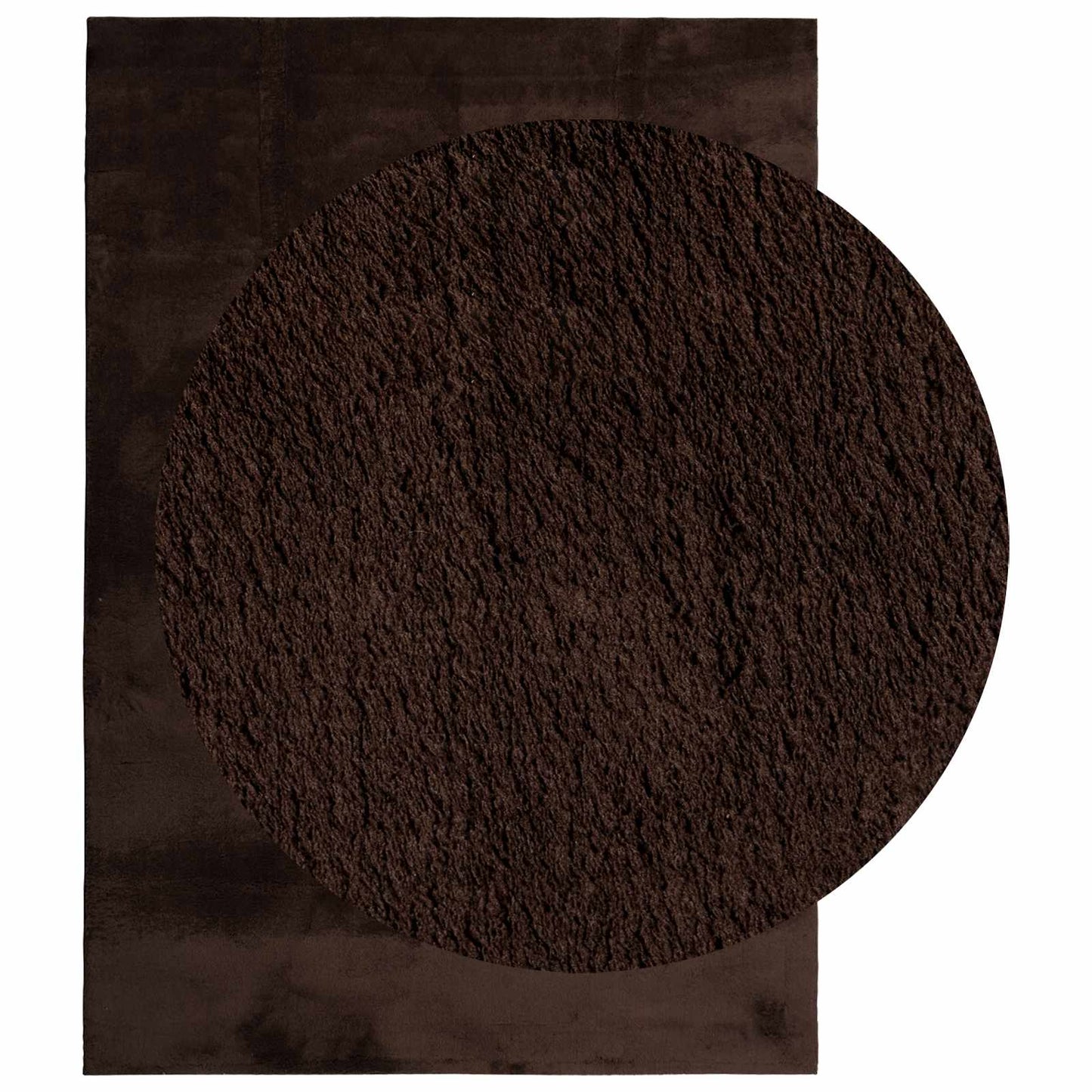 vidaXL Medium Pile Soft and Washable Rug HUARTE Brown 230 x 160 cm