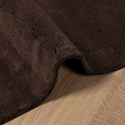 vidaXL Medium Pile Soft and Washable Rug HUARTE Brown 340 x 240 cm