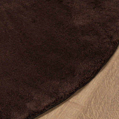 vidaXL Medium Pile Soft and Washable Rug HUARTE Brown Ø 200 CM