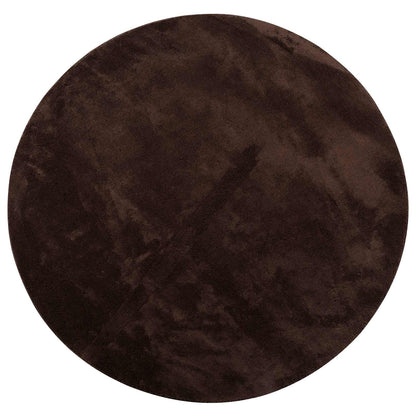 vidaXL Medium Pile Soft and Washable Rug HUARTE Brown Ø 200 CM