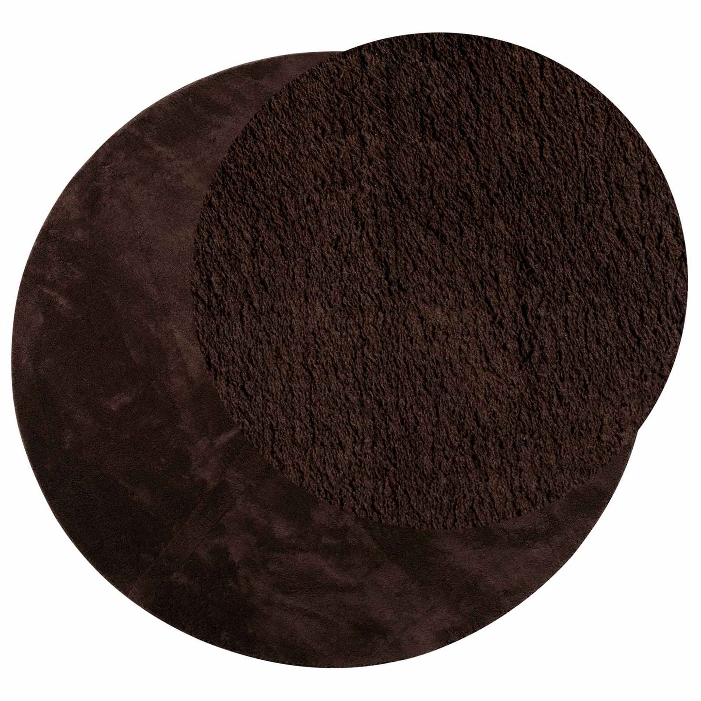vidaXL Medium Pile Soft and Washable Rug HUARTE Brown Ø 200 CM