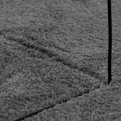 vidaXL Medium Pile Soft and Washable Rug HUARTE Anthracite 80 x 500 cm