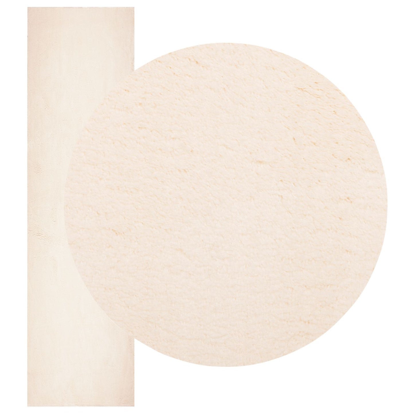 vidaXL Medium Pile Soft and Washable Rug HUARTE Beige 80 x 500 cm