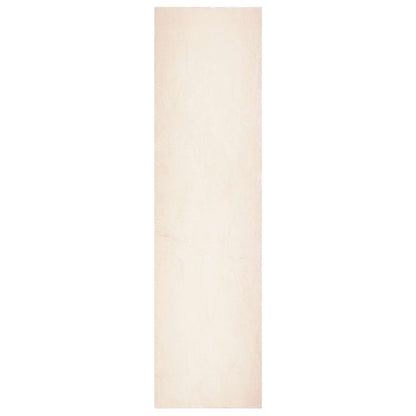 vidaXL Medium Pile Soft and Washable Rug HUARTE Beige 80 x 750 cm