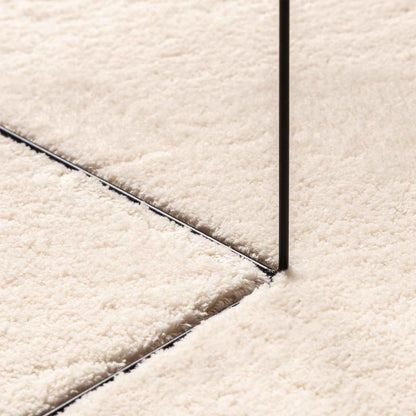 vidaXL Medium Pile Soft and Washable Rug HUARTE Beige 80 x 1000 cm