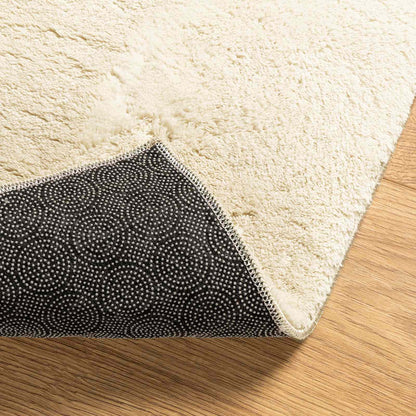 vidaXL Medium Pile Soft and Washable Rug HUARTE Cream 80 x 300 cm