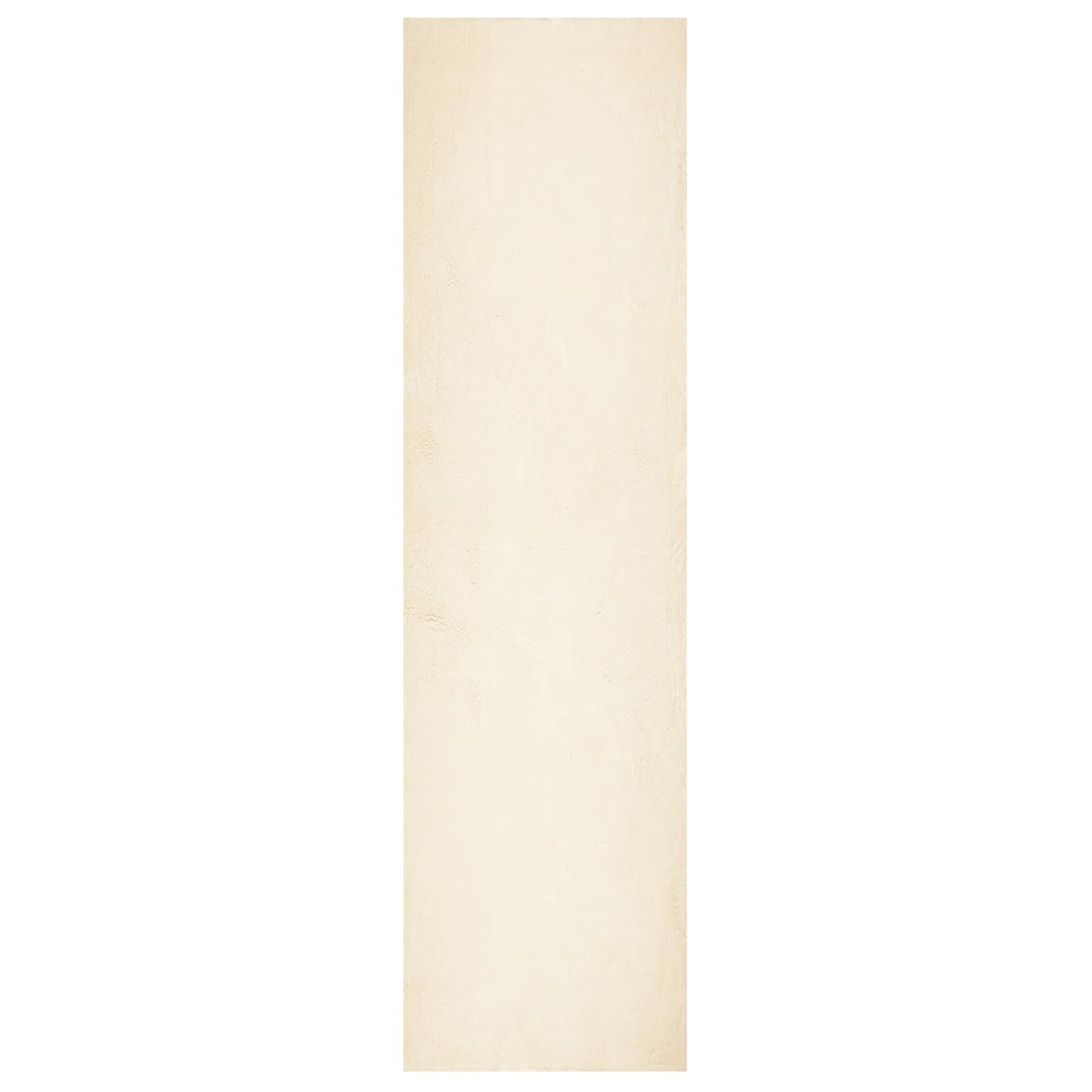 vidaXL Medium Pile Soft and Washable Rug HUARTE Cream 80 x 400 cm