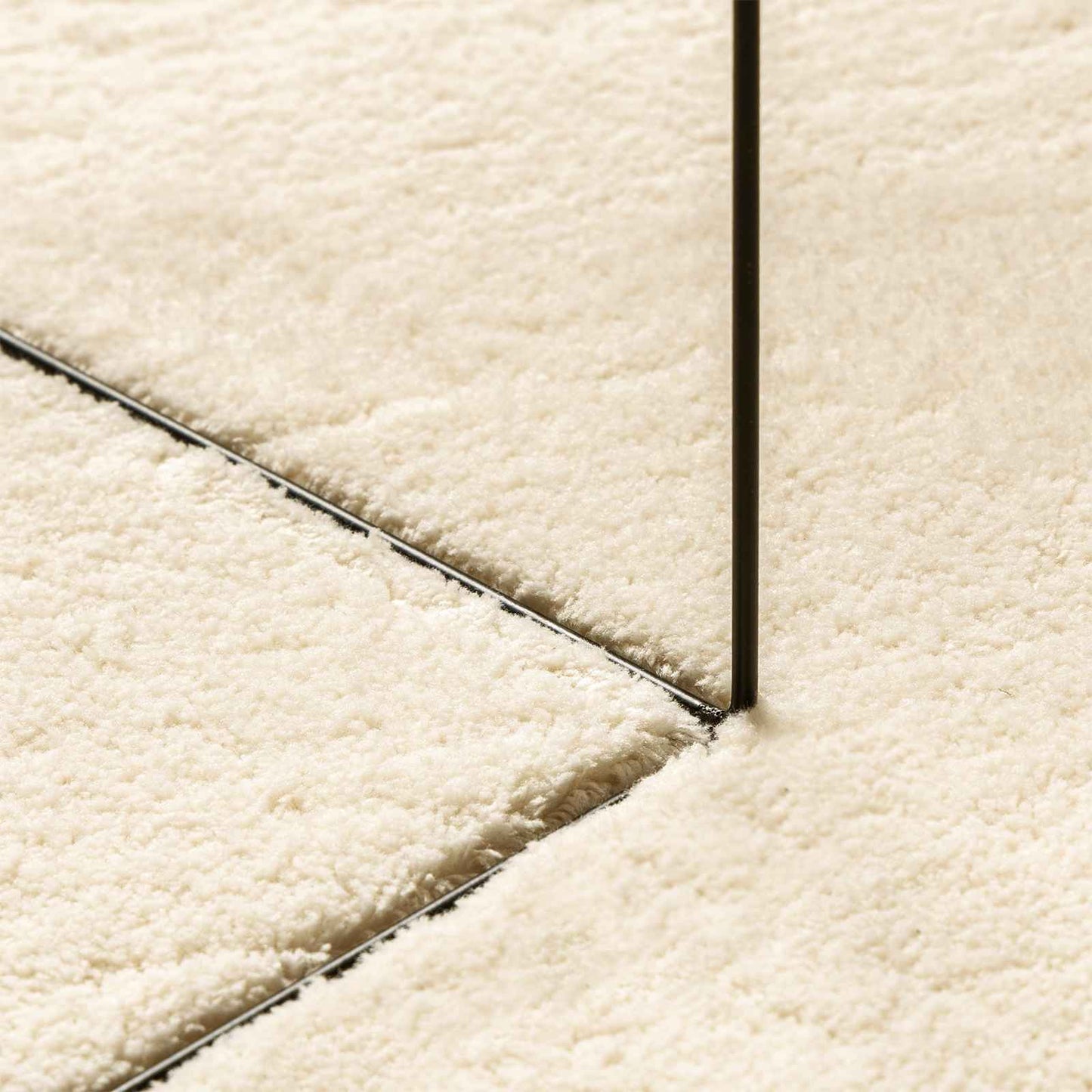 vidaXL Medium Pile Soft and Washable Rug HUARTE Cream 80 x 500 cm