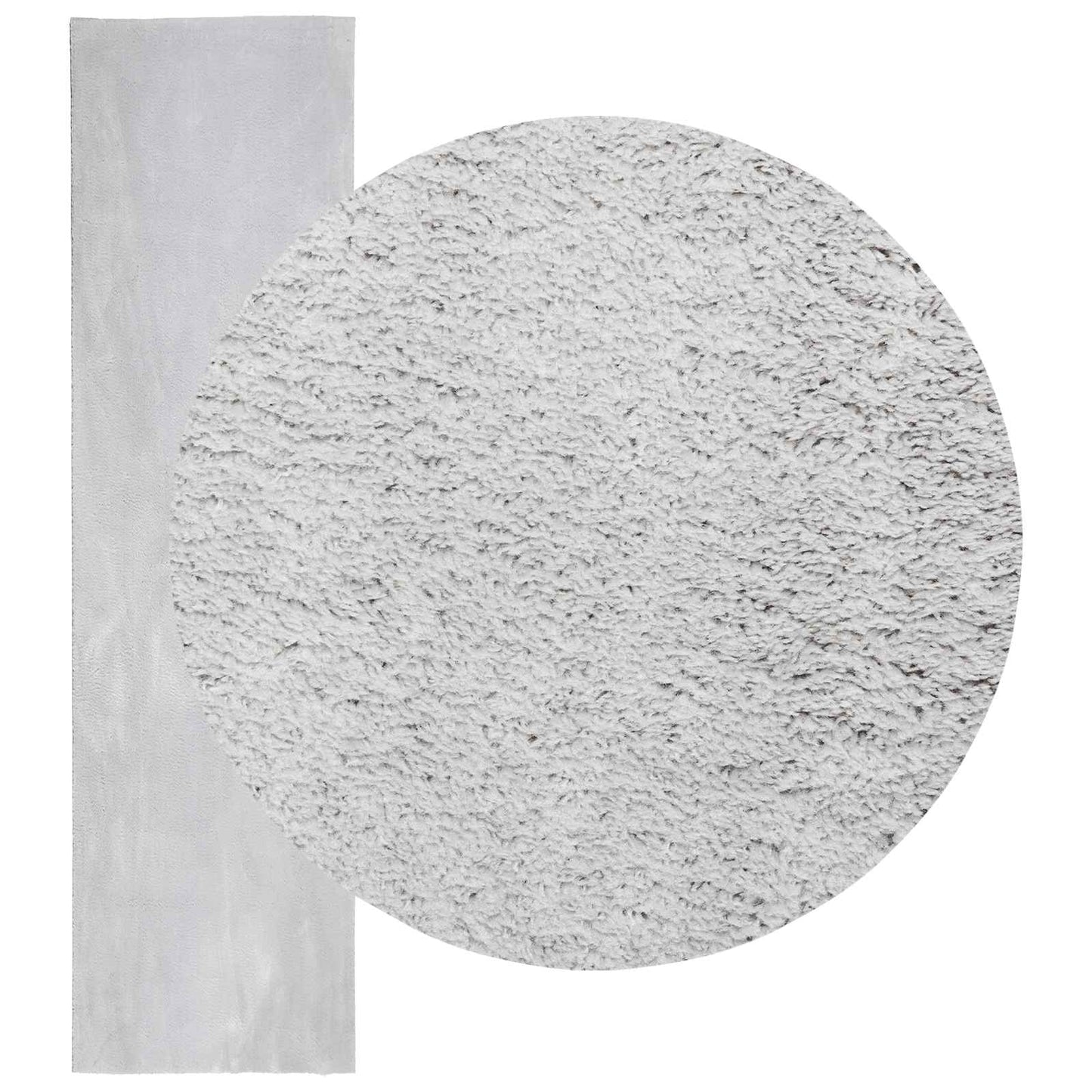 vidaXL Medium Pile Soft and Washable Rug HUARTE Grey 80 x 500 cm