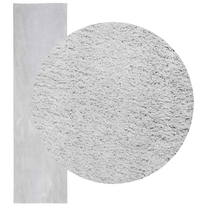 vidaXL Medium Pile Soft and Washable Rug HUARTE Grey 80 x 500 cm