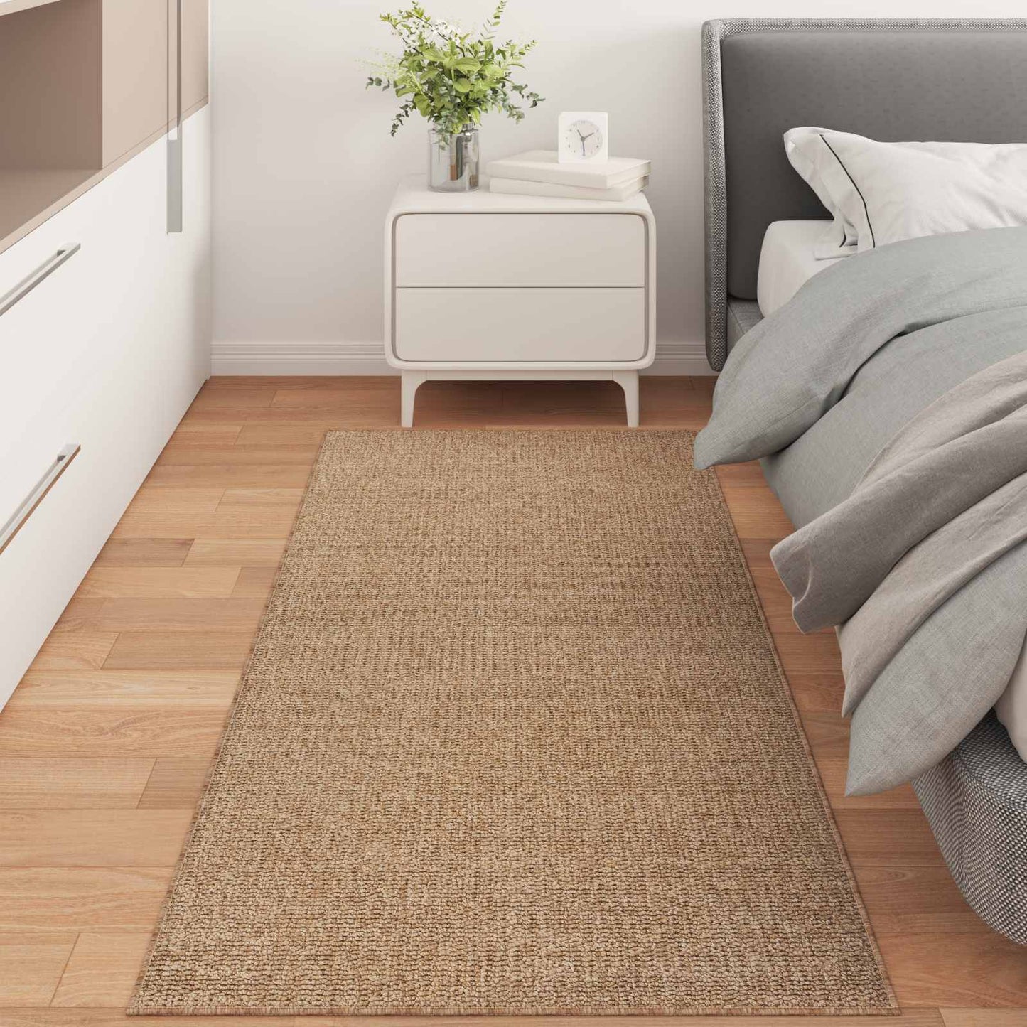 vidaXL Area Rugs Rectangular AGIRA Natural 150 x 80 cm Polyester