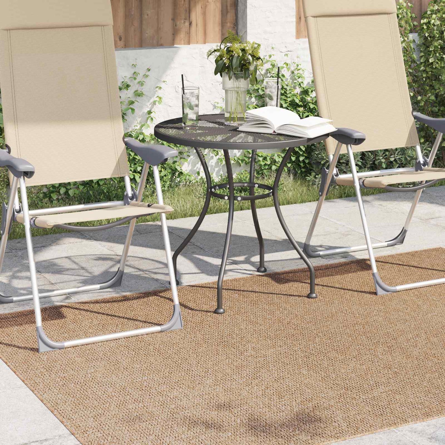 vidaXL Area Rugs Rectangular AGIRA Natural 230 x 160 cm Polyester
