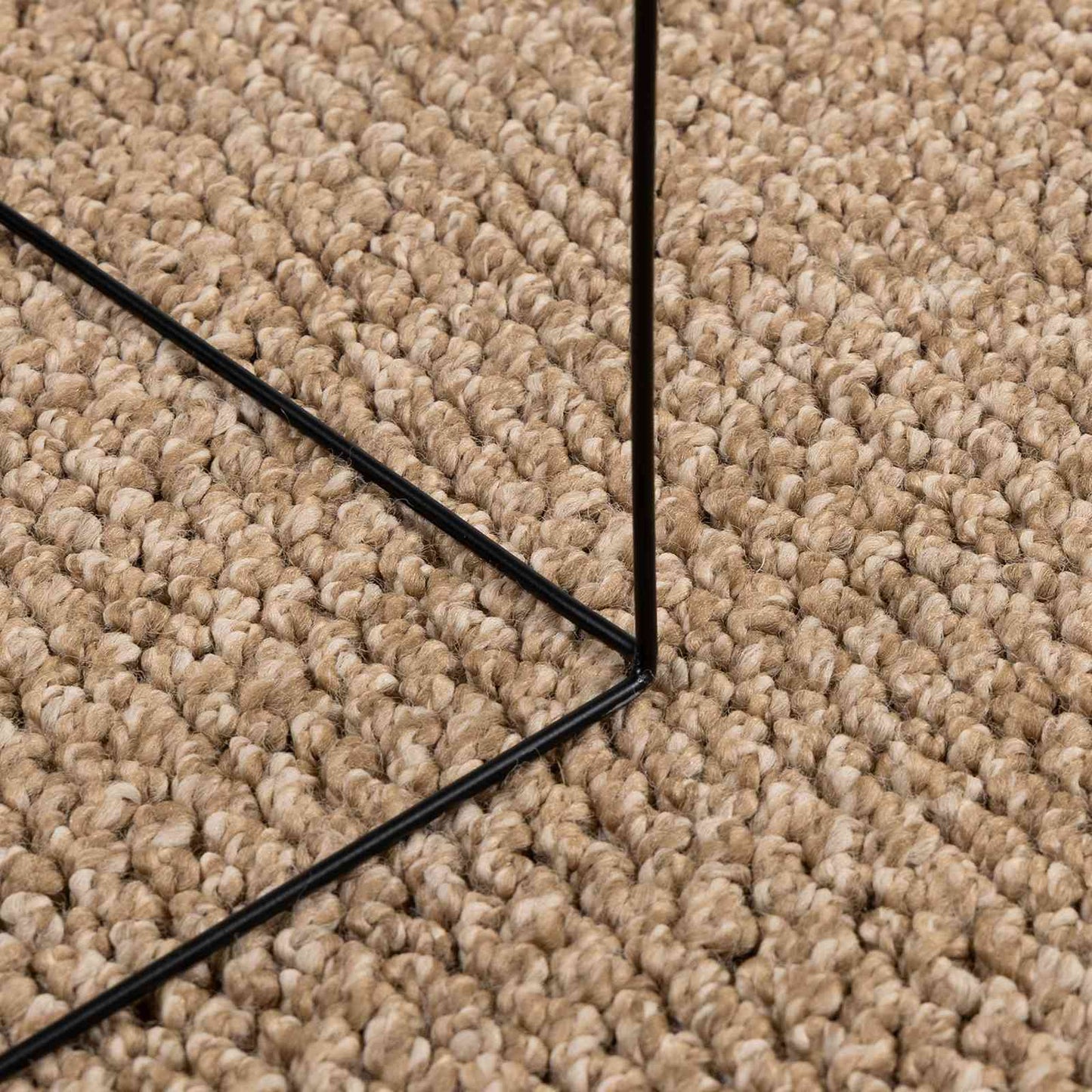 vidaXL Area Rugs Square AGIRA Natural 200 x 200 cm Polyester