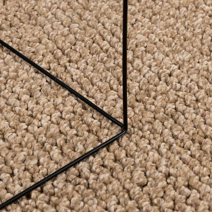 vidaXL Area Rugs Square AGIRA Natural 240 x 240 cm Polyester