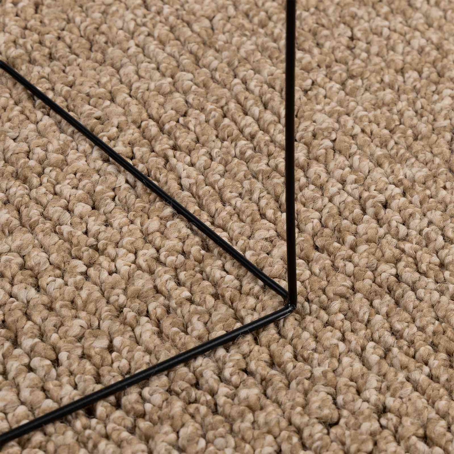 vidaXL Area Rugs Round AGIRA Natural Ø 160 CM Polyester