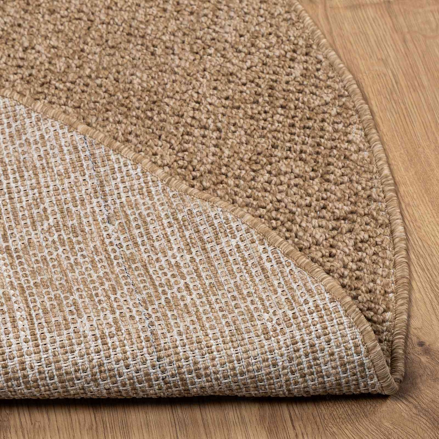 vidaXL Area Rugs Round AGIRA Natural Ø 200 CM Polyester