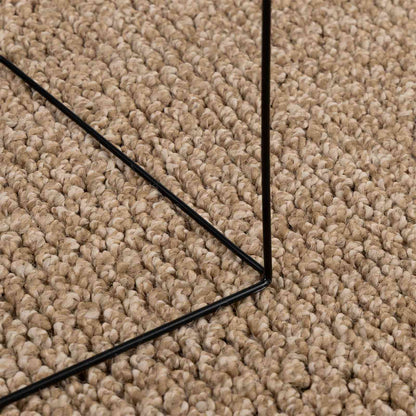 vidaXL Area Rugs Round AGIRA Natural Ø 200 CM Polyester