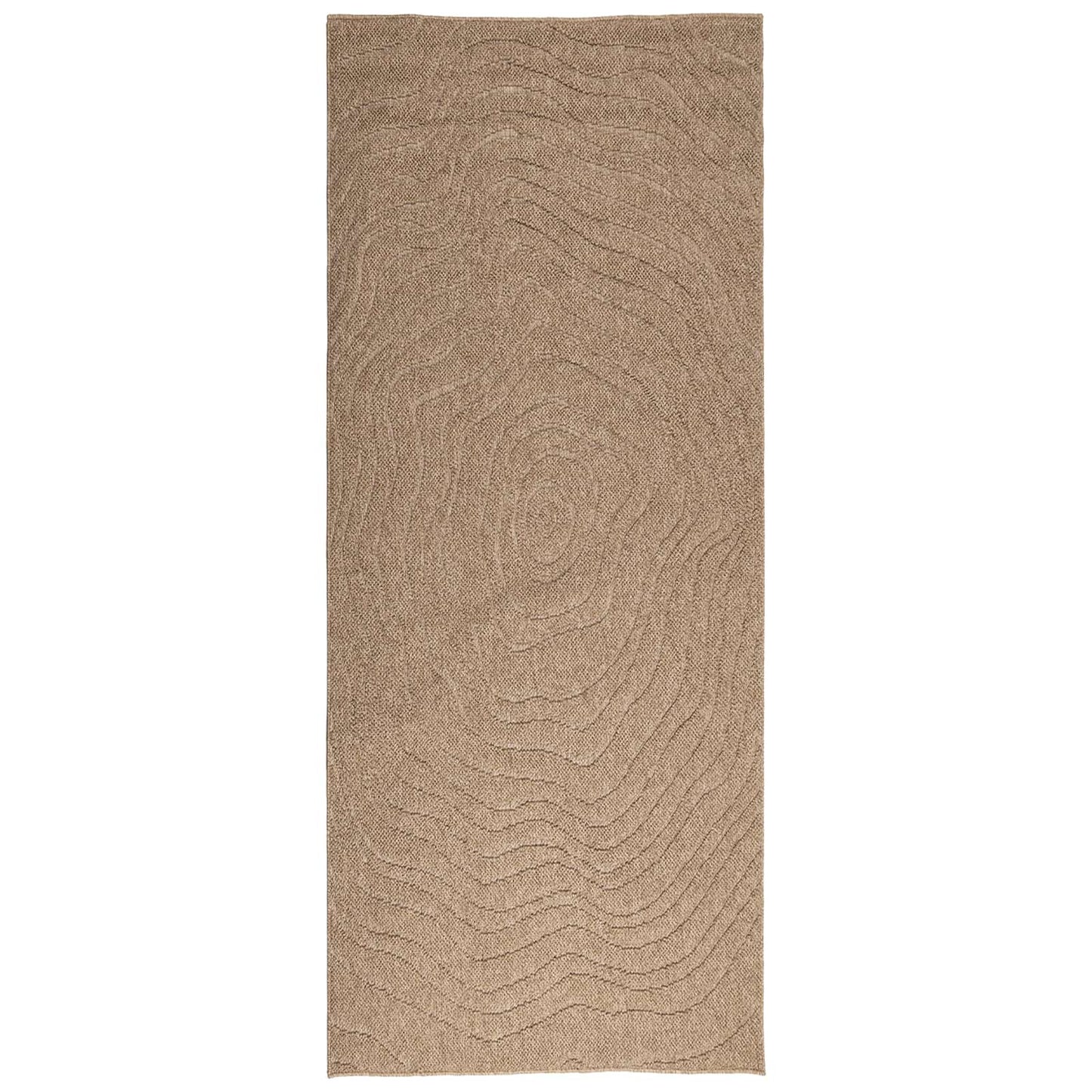 vidaXL Area Rugs Moire Rectangular AGIRA Natural 150 x 80 cm Polyester