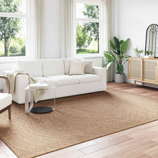 vidaXL Area Rugs Moire Rectangular AGIRA Natural 280 x 200 cm
