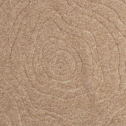 vidaXL Area Rugs Moire Square AGIRA Natural 120 x 120 cm Polyester