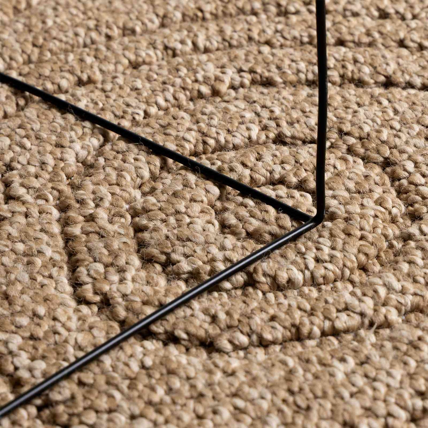 vidaXL Area Rugs Round Moire AGIRA Natural Ø 200 CM Polyester