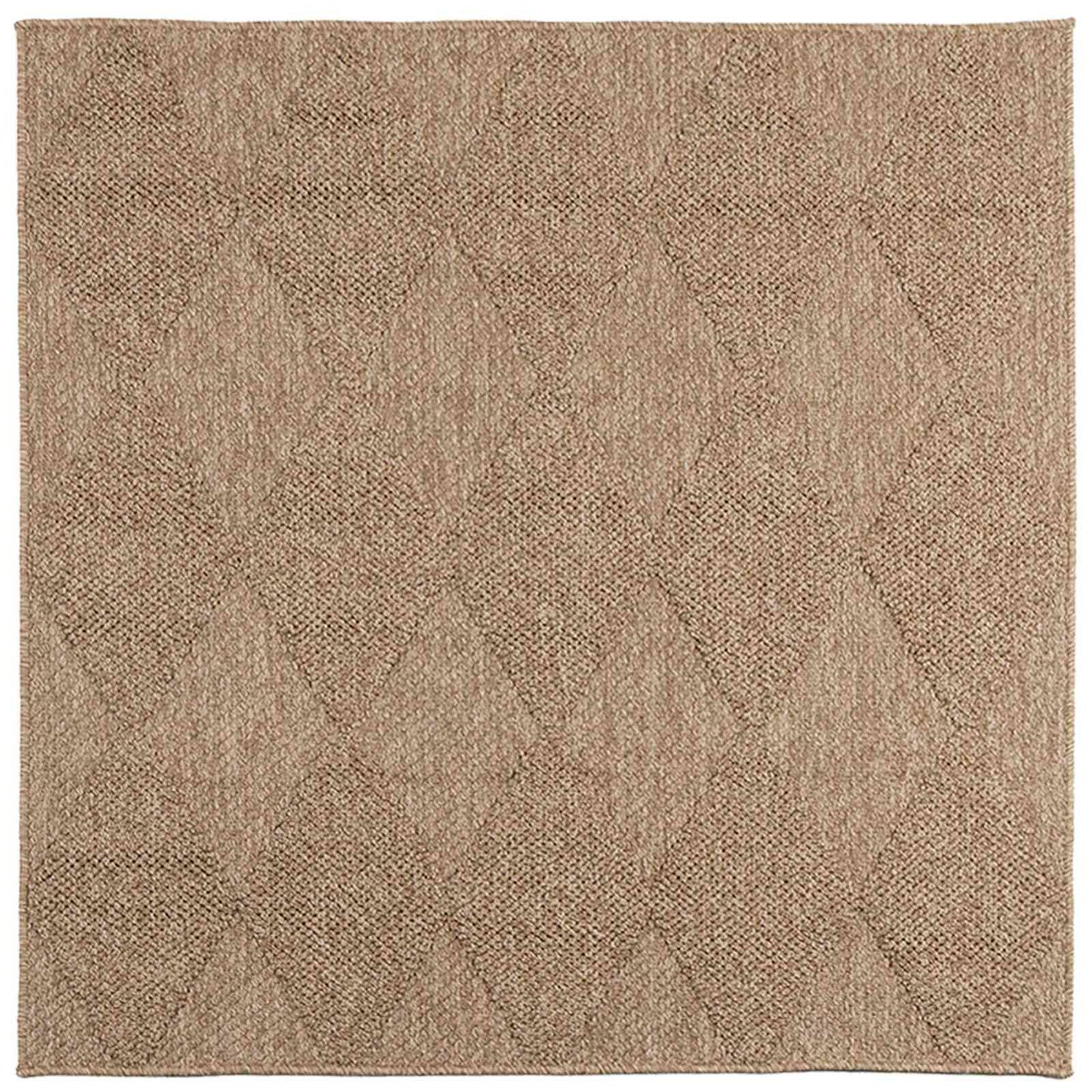 vidaXL Area Rugs Square AGIRA Natural 120 x 120 cm Polyester