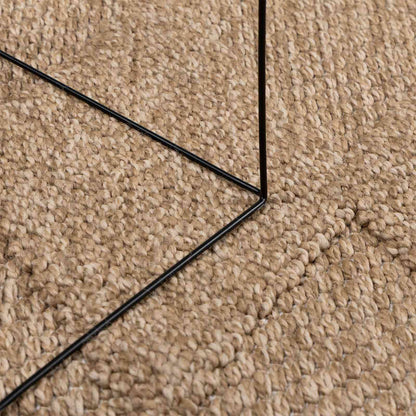 vidaXL Area Rugs Square AGIRA Natural 240 x 240 cm Polyester