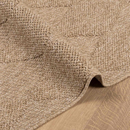 vidaXL Area Rugs Square AGIRA Natural 240 x 240 cm Polyester