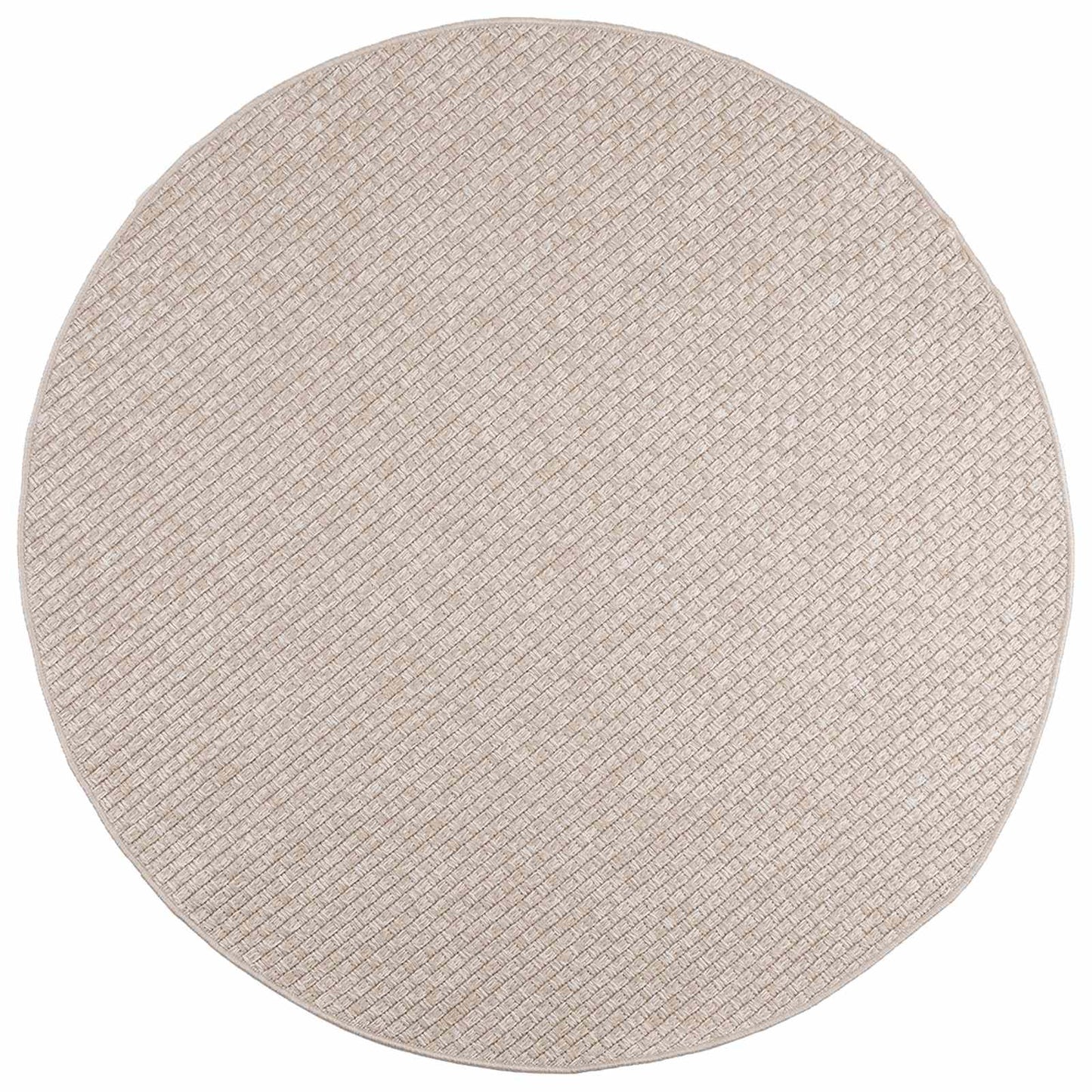 vidaXL Area Rugs Round FARO Cream Ø 200 CM Polyester
