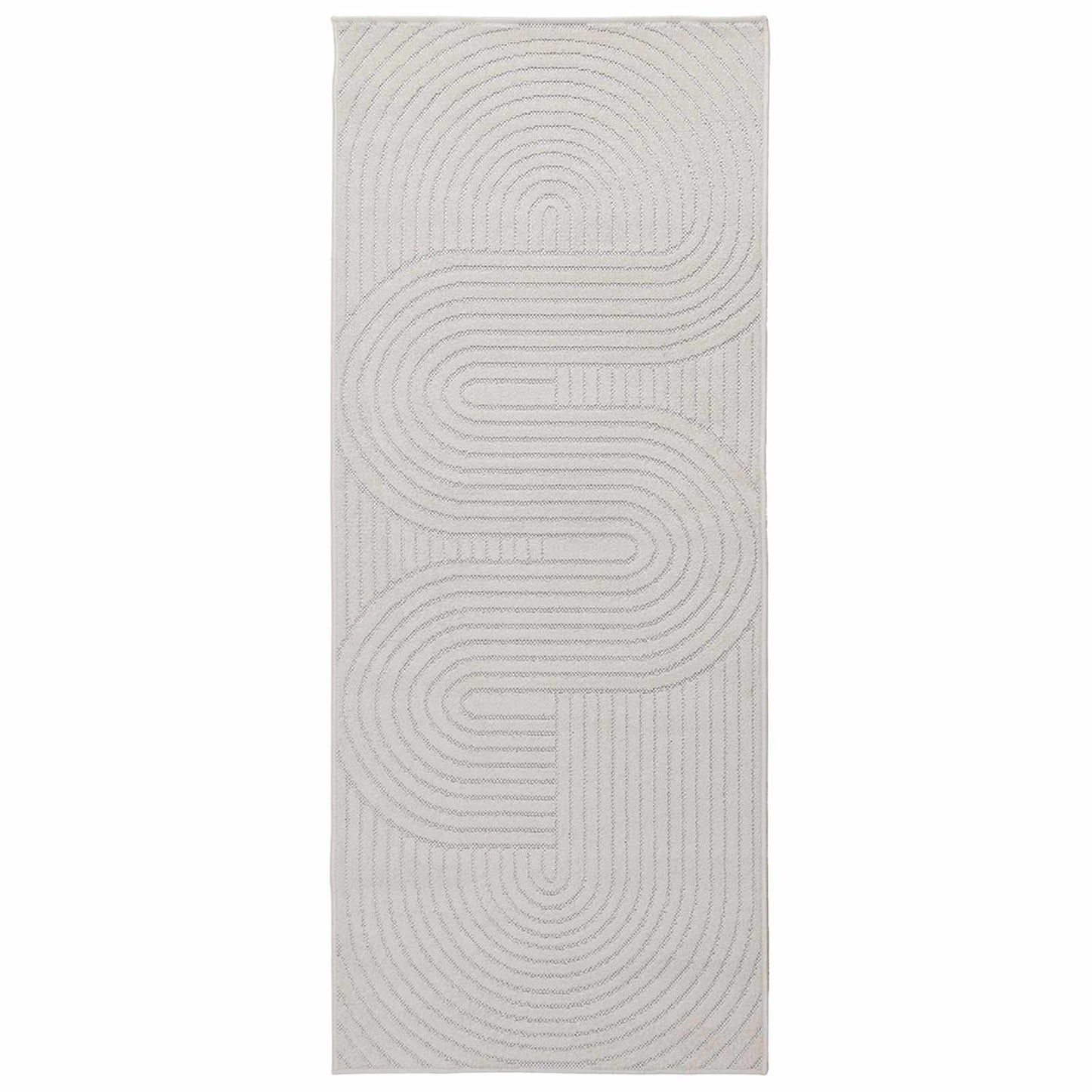 vidaXL Area Rugs Rectangular PALMERAS Cream 150 x 80 cm Polyester