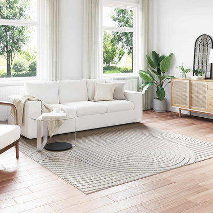 vidaXL Area Rugs Square PALMERAS Cream 240 x 240 cm Polyester