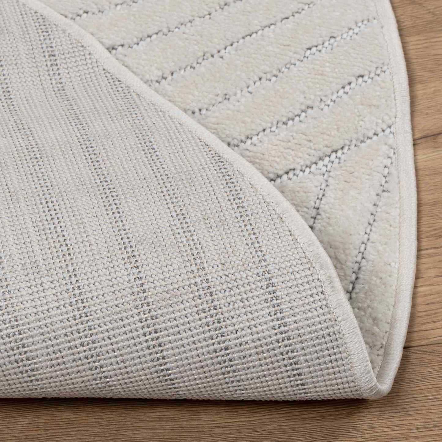 vidaXL Area Rugs Round PALMERAS Cream Ø 200 CM Polyester