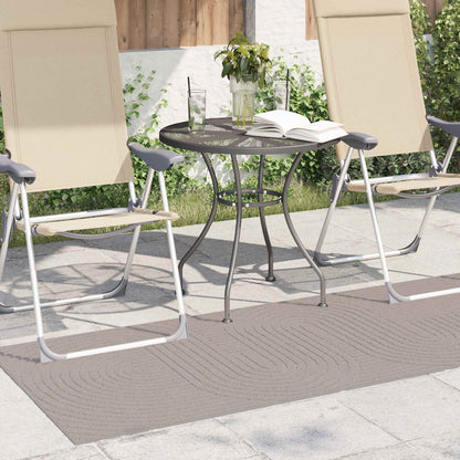 vidaXL Indoor and Outdoor Rug PALMERAS Beige 80 x 200 cm Polyester