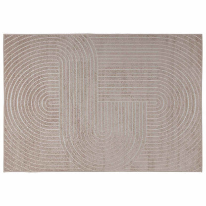 vidaXL Area Rugs Rectangular PALMERAS Beige 230 x 160 cm Polyester