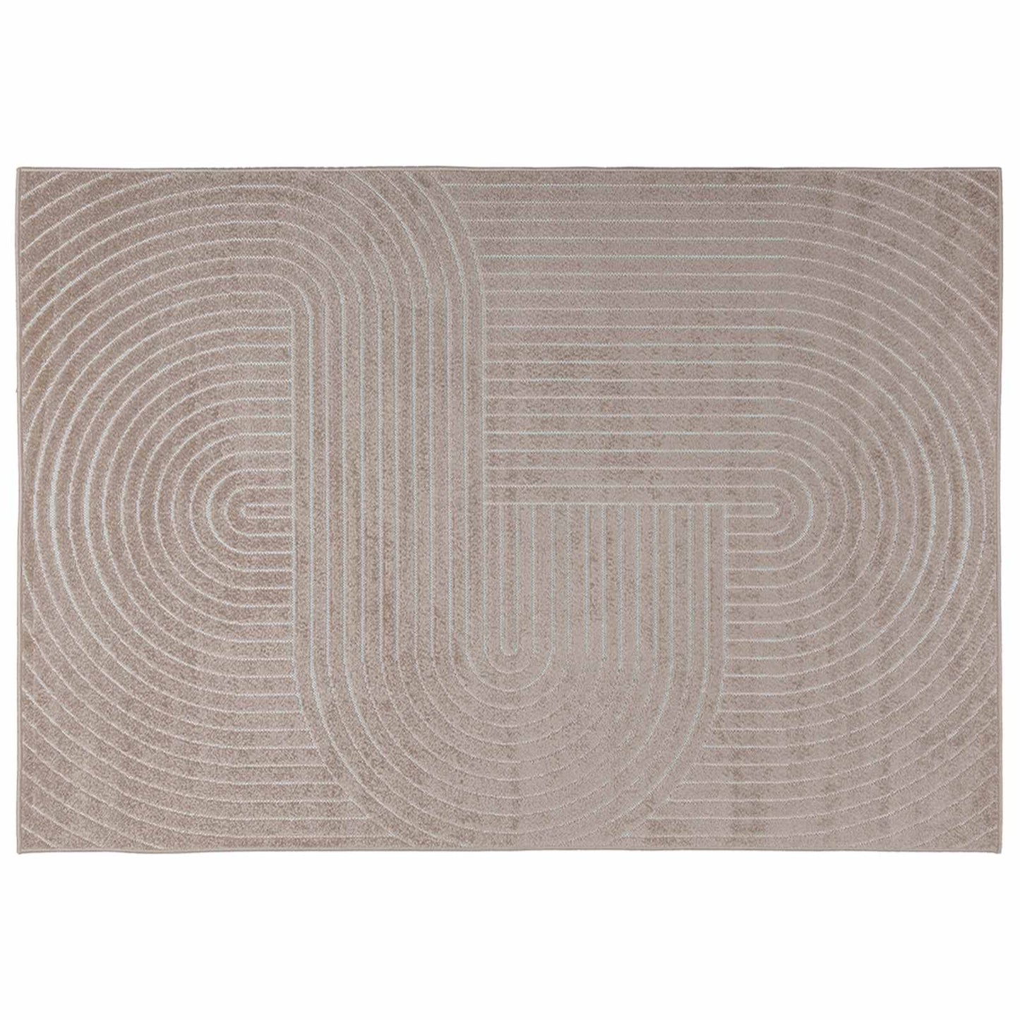 vidaXL Area Rugs Rectangular PALMERAS Beige 340 x 240 cm Polyester