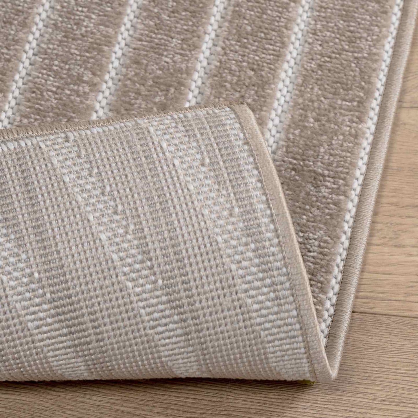 vidaXL Area Rugs Square PALMERAS Beige 240 x 240 cm Polyester