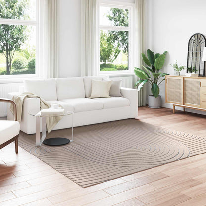 vidaXL Area Rugs Square PALMERAS Beige 240 x 240 cm Polyester