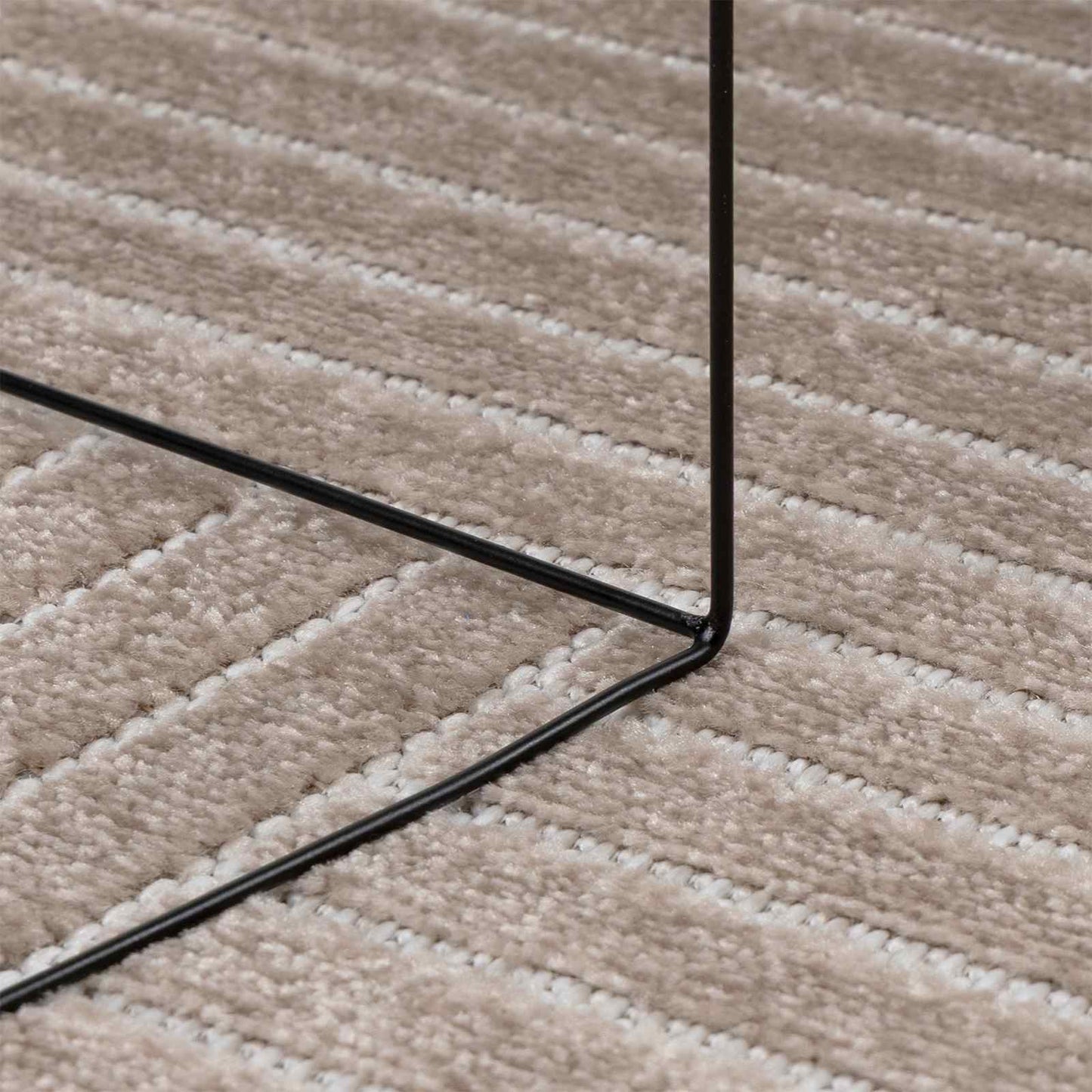 vidaXL Area Rugs Round PALMERAS Beige Ø 160 CM Polyester