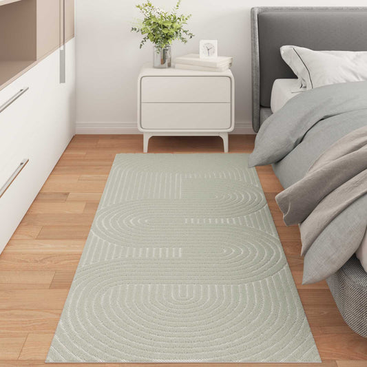 vidaXL Area Rugs Rectangular PALMERAS Green 80 x 150 cm Polyester