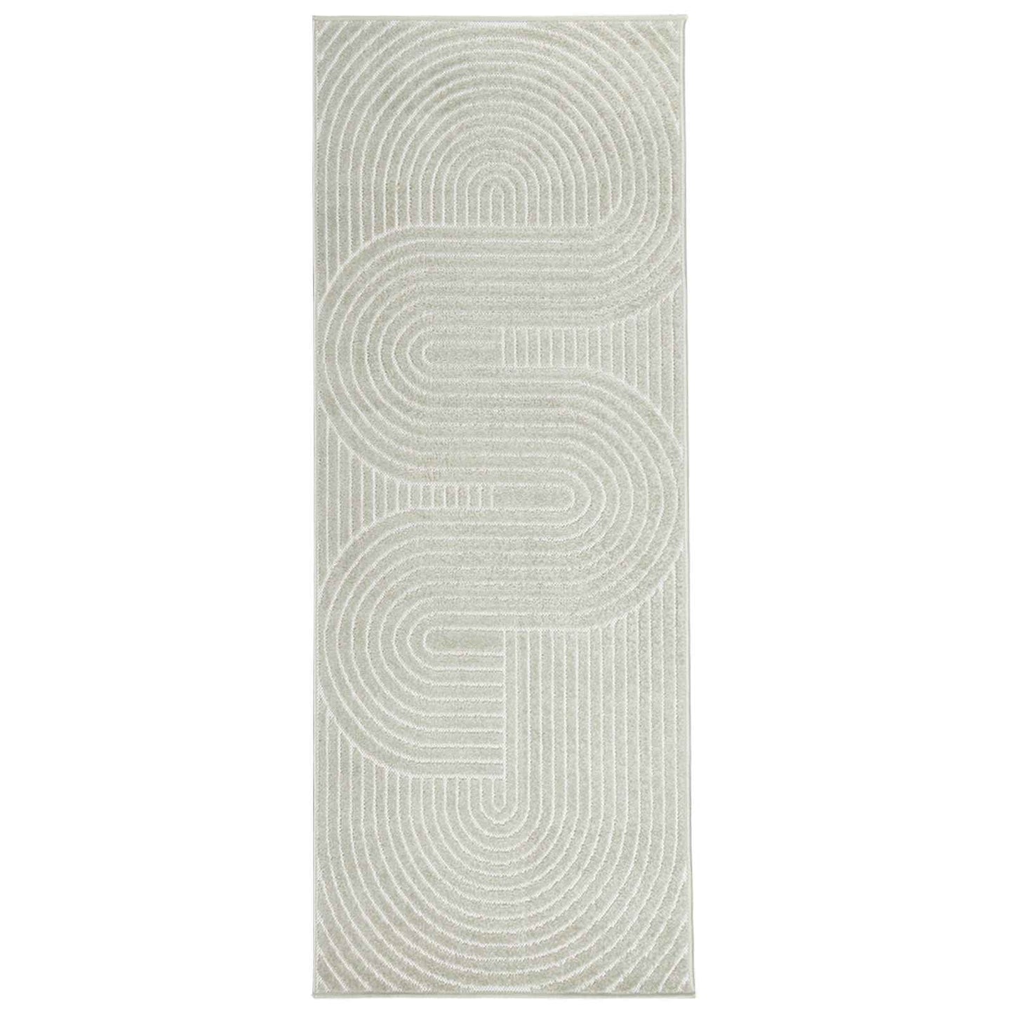 vidaXL Area Rugs Rectangular PALMERAS Green 80 x 200 cm Polyester