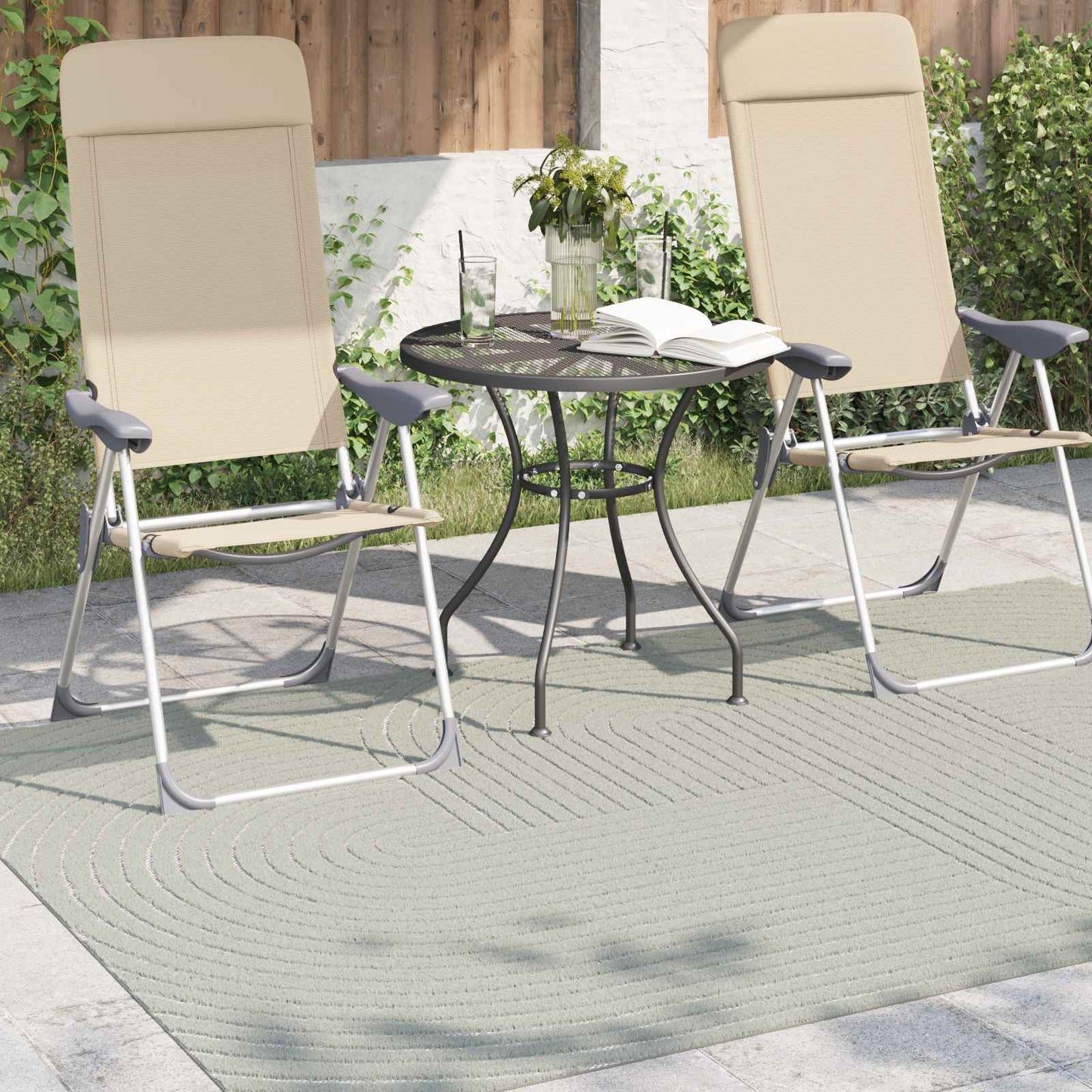 vidaXL Area Rugs Rectangular PALMERAS Green 160 x 230 cm Polyester