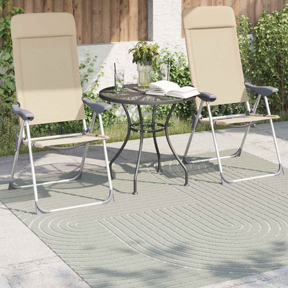 vidaXL Area Rugs Square PALMERAS Green 120 x 120 cm Polyester