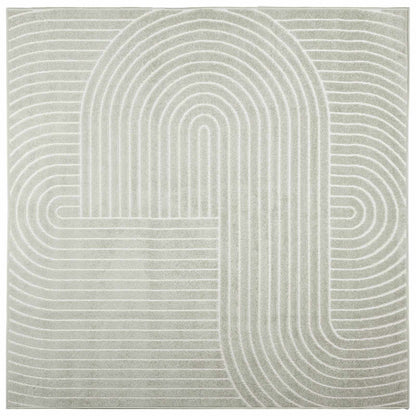 vidaXL Area Rugs Square PALMERAS Green 120 x 120 cm Polyester