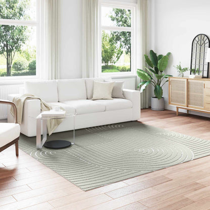 vidaXL Area Rugs Square PALMERAS Green 240 x 240 cm Polyester