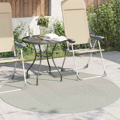 vidaXL Area Rugs Round PALMERAS Green Ø 120 CM Polyester