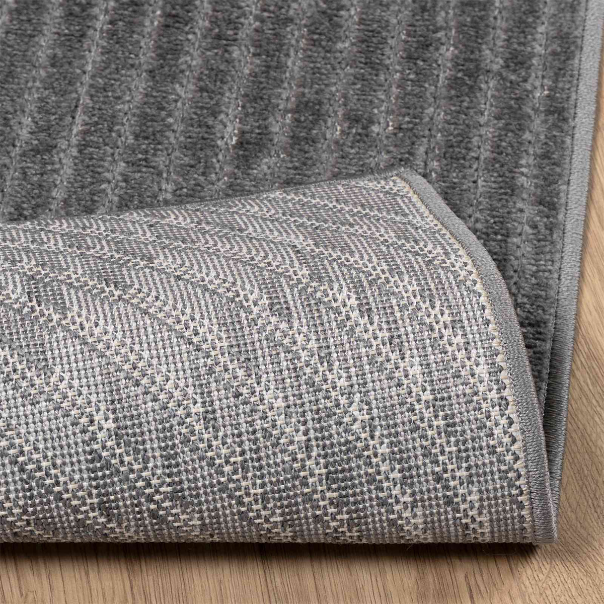 vidaXL Indoor and Outdoor Rug PALMERAS Anthracite 80 x 150 cm