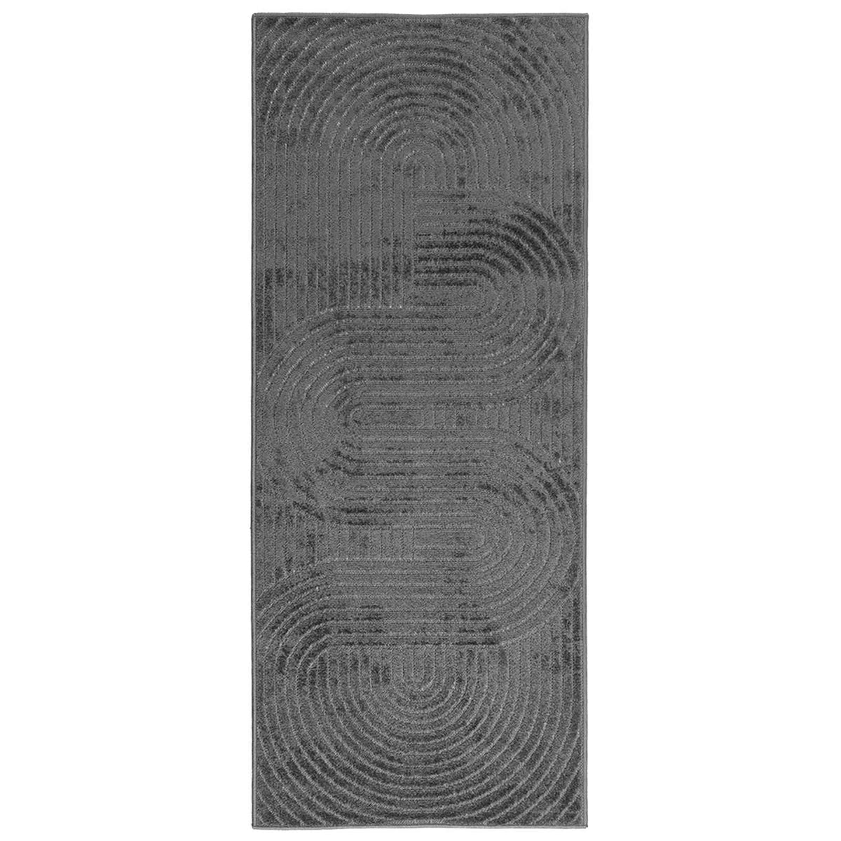 vidaXL Indoor and Outdoor Rug PALMERAS Anthracite 80 x 150 cm