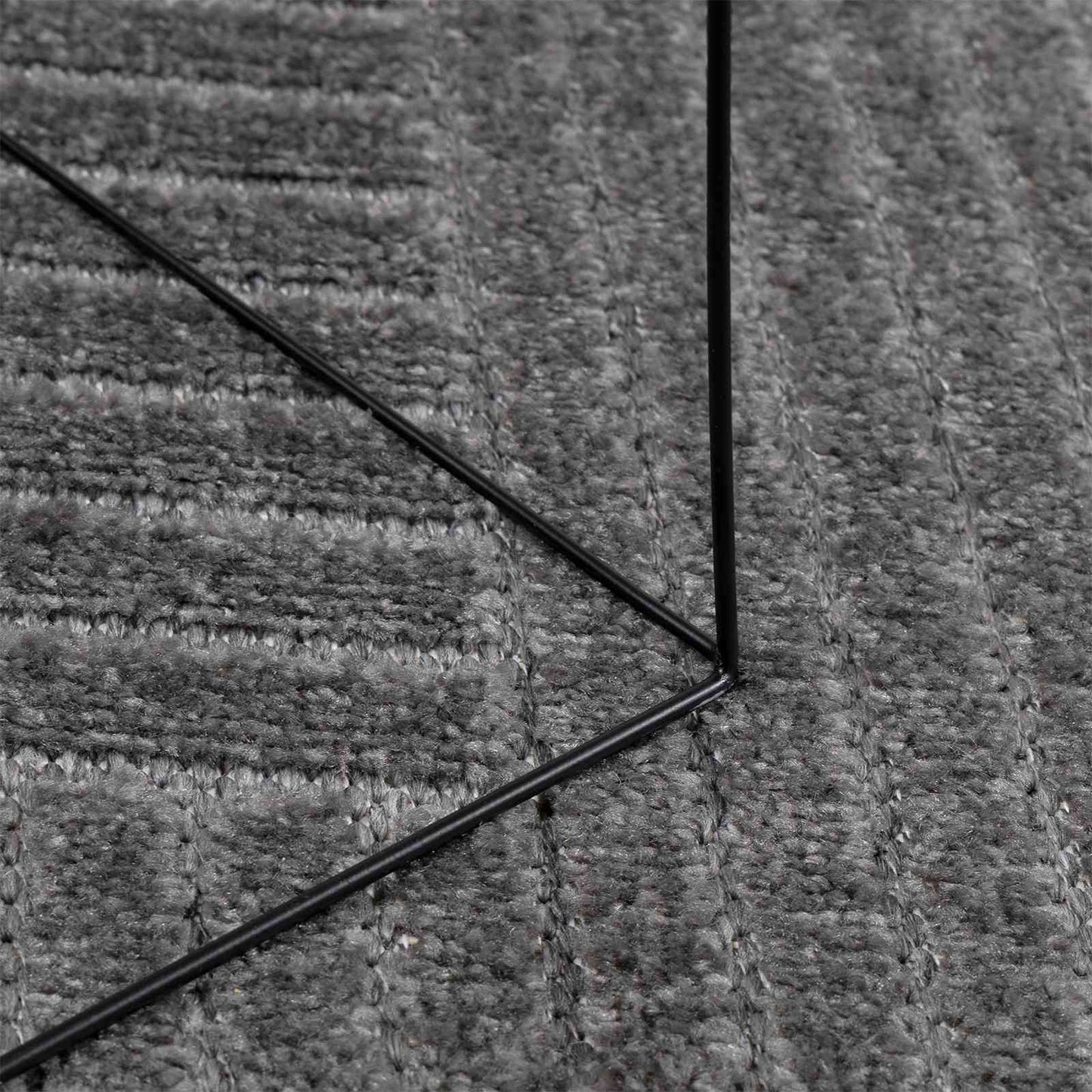 vidaXL Area Rugs Rectangular PALMERAS Anthracite 280 x 200 cm