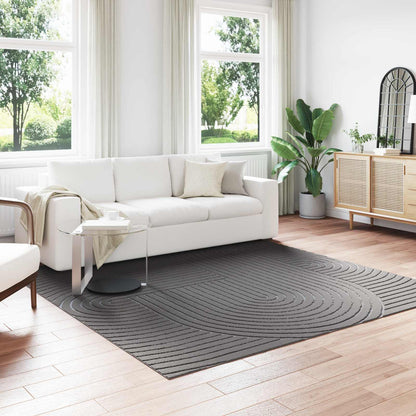 vidaXL Area Rugs Square PALMERAS Anthracite 240 x 240 cm Polyester