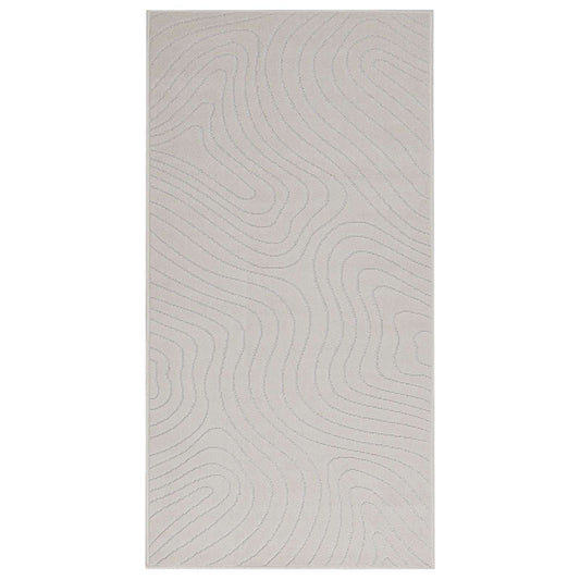 vidaXL Area Rugs Rectangular PALMERAS Cream 150 x 80 cm Polyester